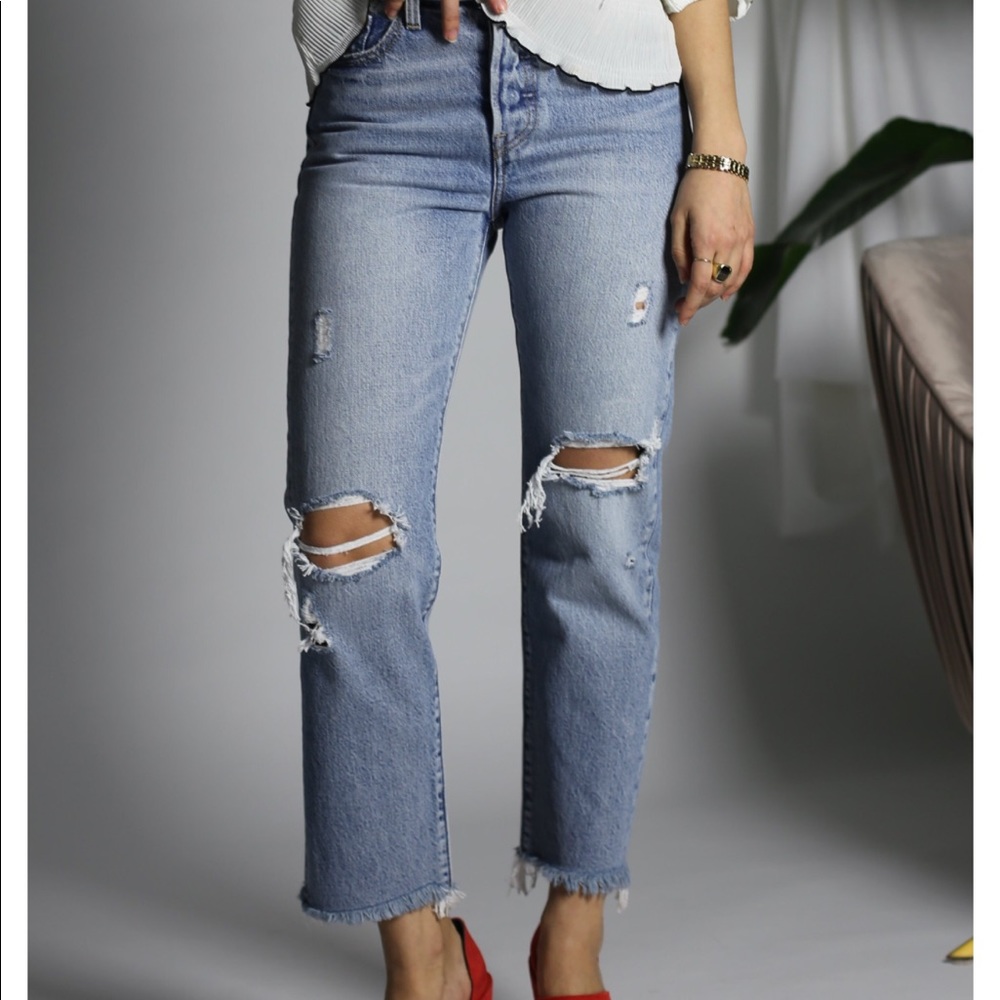 LEVIS WEDGIE FIT STRAIGHT JEANS